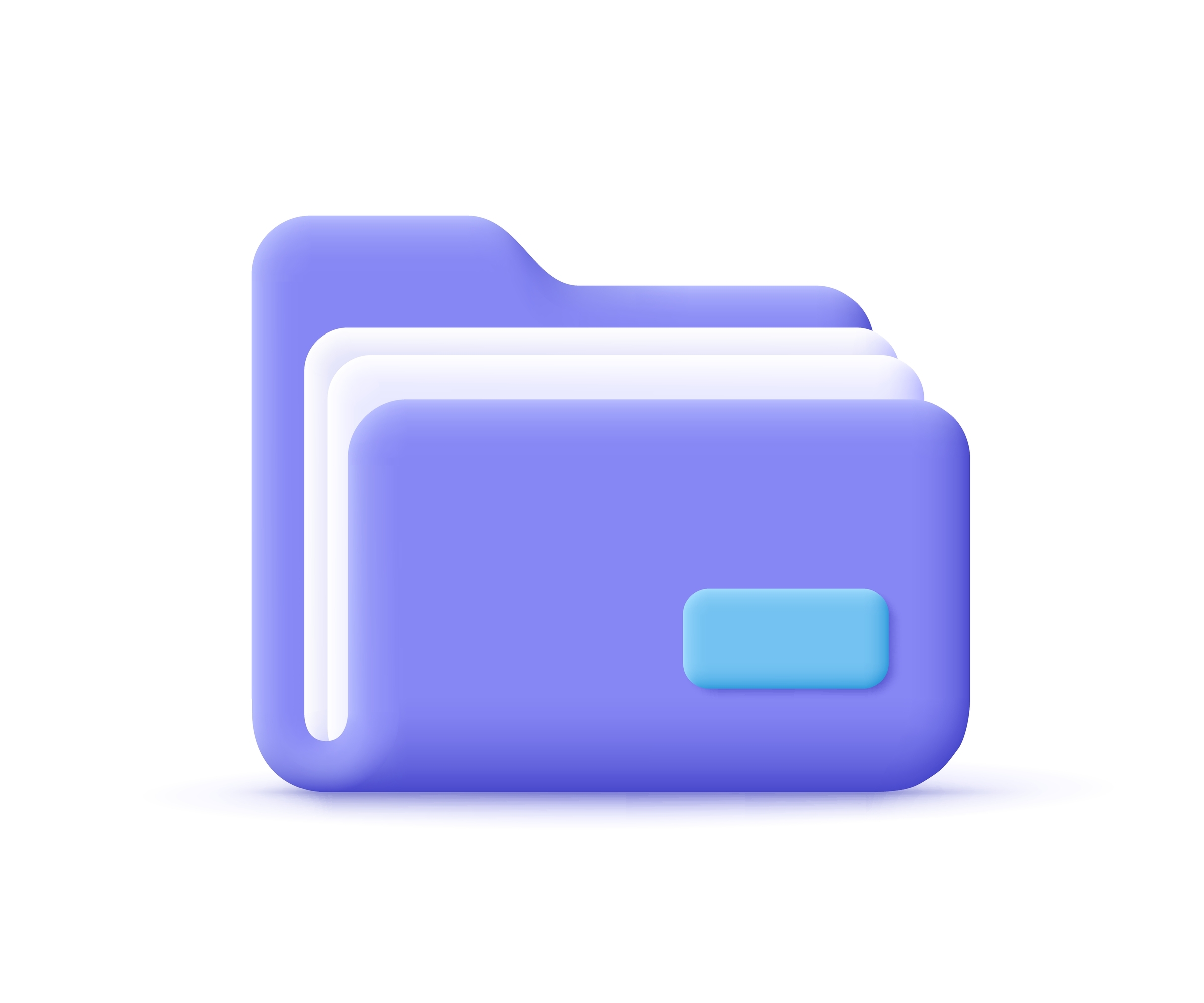 Folder,With,Files,,Documents.,File,Management,Concept.,3d,Vector,Icon.